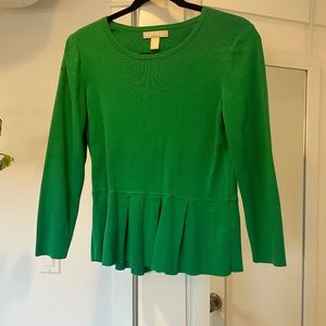 Banana Republic green quarter sleeve sweater